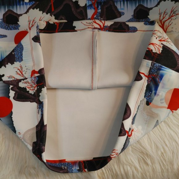 Handmade Japanese Style A-Line Colorful Skirt - Picture 5 of 10